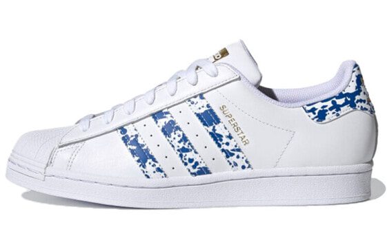 Кеды adidas originals Superstar бело-синие