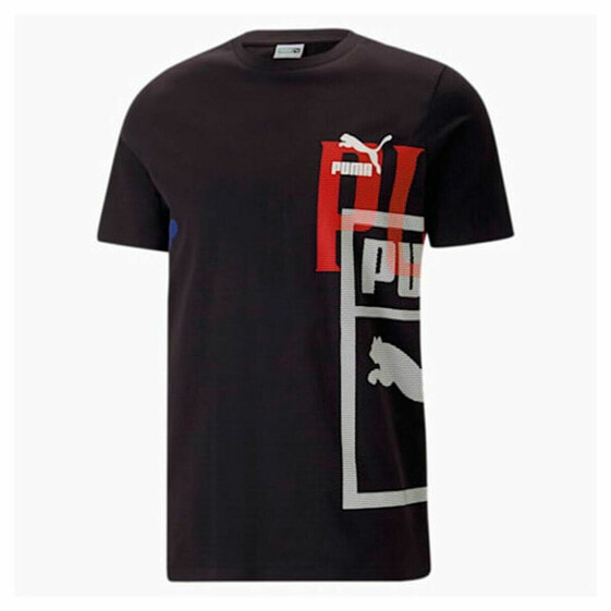 Футболка PUMA Classics черная Men's Short Sleeve