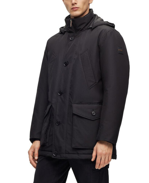 Men's Water-Repellent Relaxed-Fit Parka Jacket