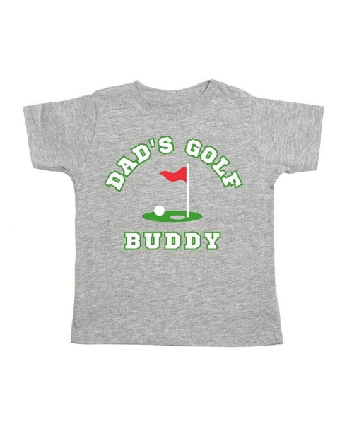 Little and Big Boys Dad's Golf Buddy Short Sleeve T-Shirt