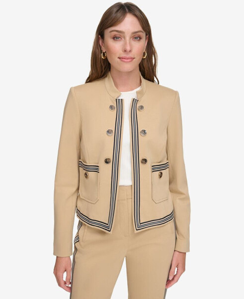 Куртка Tommy Hilfiger для женщин в полоску с открытым лицом