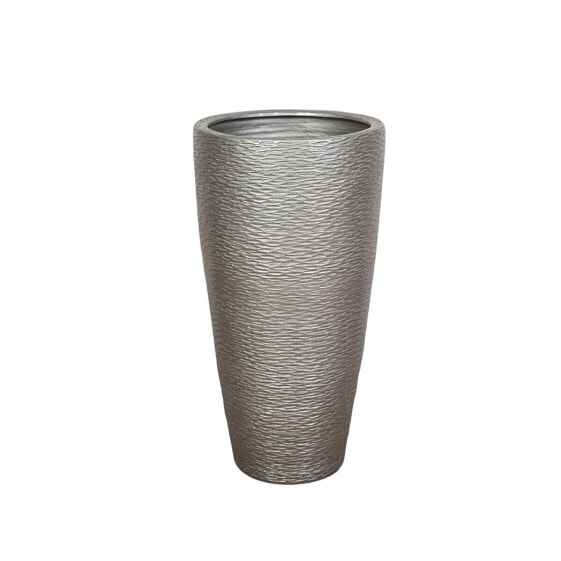 Vase Alexandra House Living Silver Ceramic 35 x 75 x 35 cm