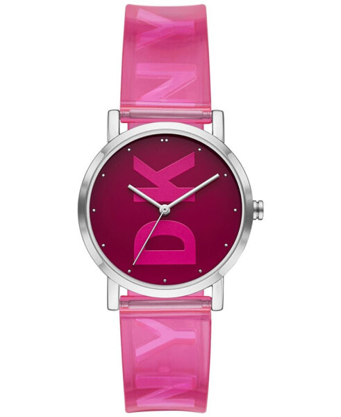 Часы DKNY Soho Pink Strap Watch 34mm