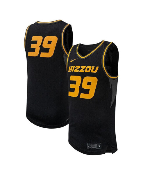 Men's #39 Black Missouri Tigers Replica Basketball Jersey