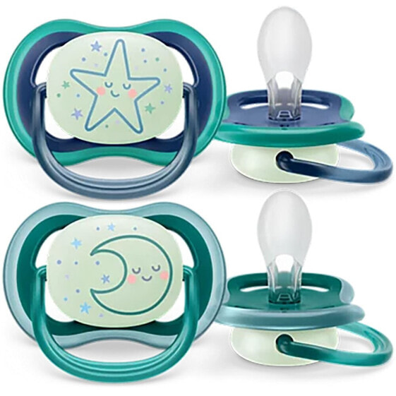 PHILIPS AVENT Ultra Air Child 2 Units Night Pacifiers