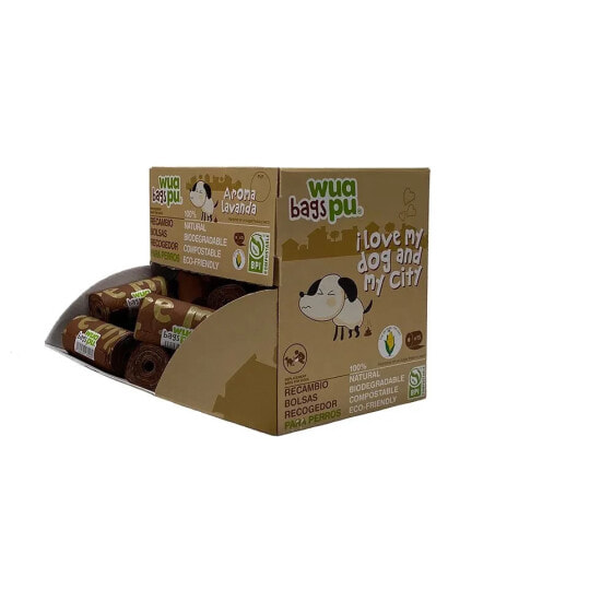 WUAPU Biodegradable Rolls Hygienic Bags 50 Units