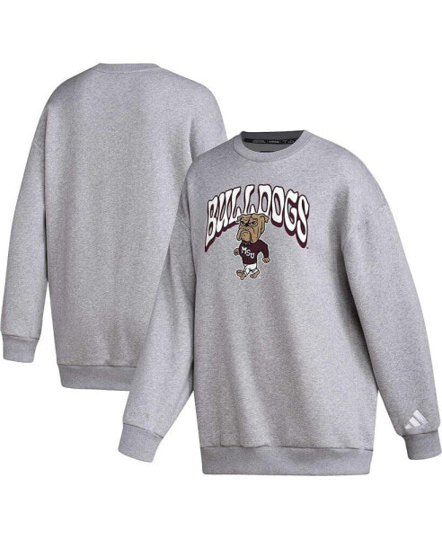 Блузка Adidas женская Vintage-Like с капюшоном Mississippi State Bulldogs Стильный Пуловер