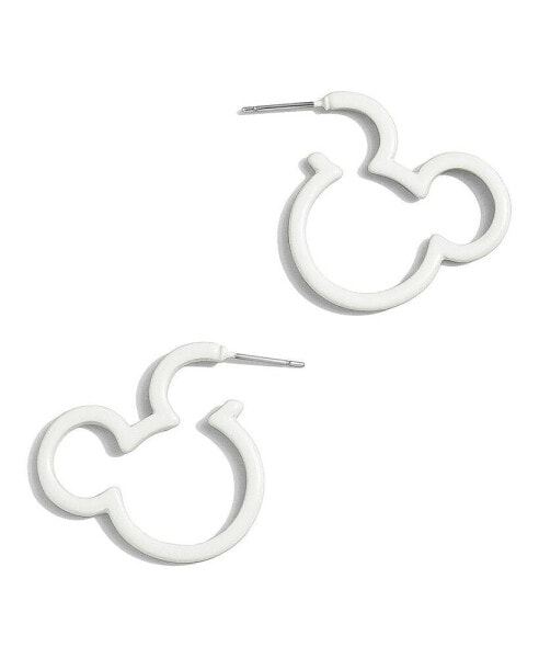 Women's Mickey Mouse Glow-In-The-Dark Hoop Earrings