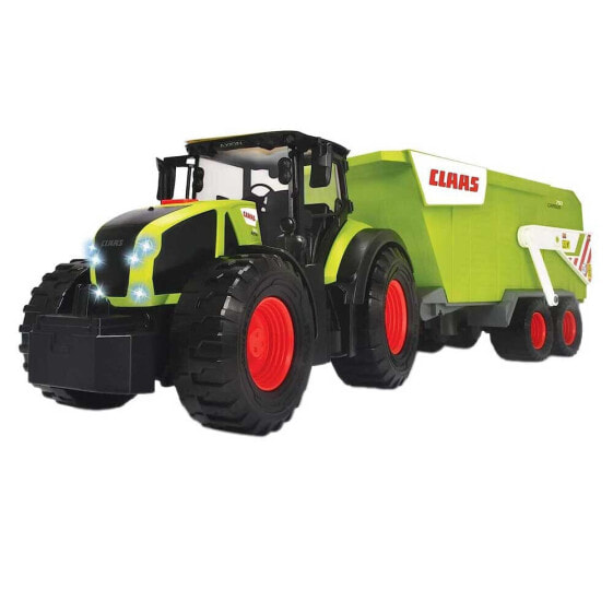 Детский игрушечный трактор с прицепом Dickie Toys Claas Farm With Trailer 65 см