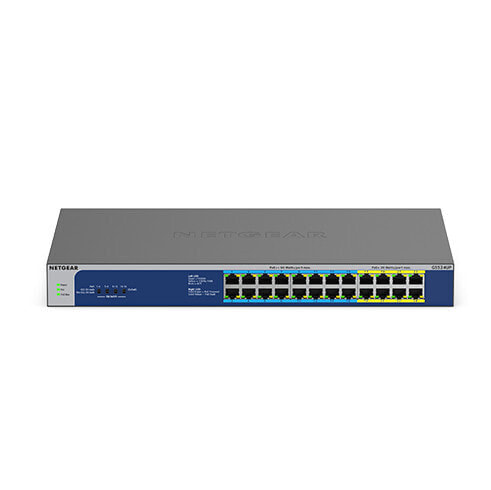 GS524UP - Unmanaged - Gigabit Ethernet (10/100/1000) - Full duplex - Power over Ethernet (PoE) - Rack mounting