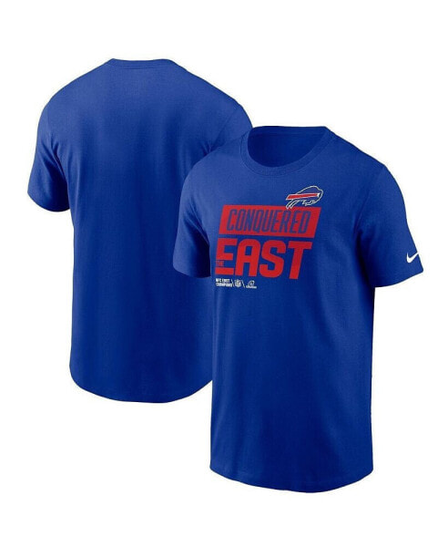 Men's Royal Buffalo Bills 2022 AFC East Division Champions Locker Room Trophy Collection T-shirt