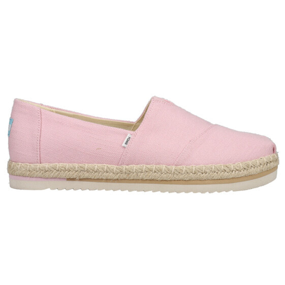 TOMS Alpargata Rope Espadrille Slip On Womens Pink Flats Casual 10017845T