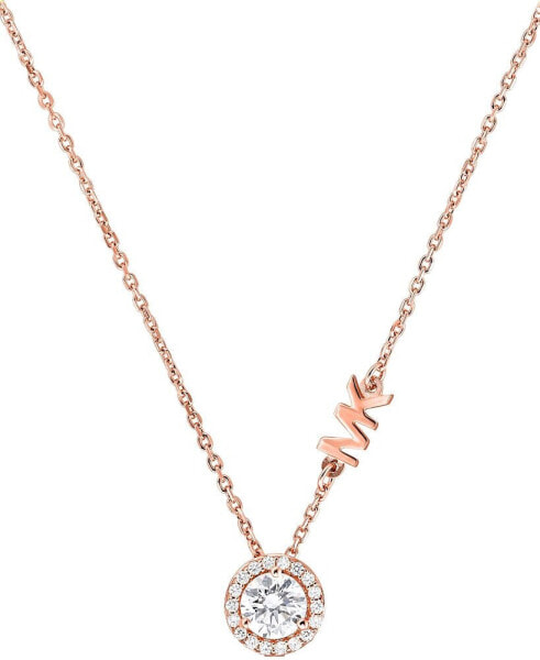 Sterling Silver Cubic Zirconia Pendant Necklace