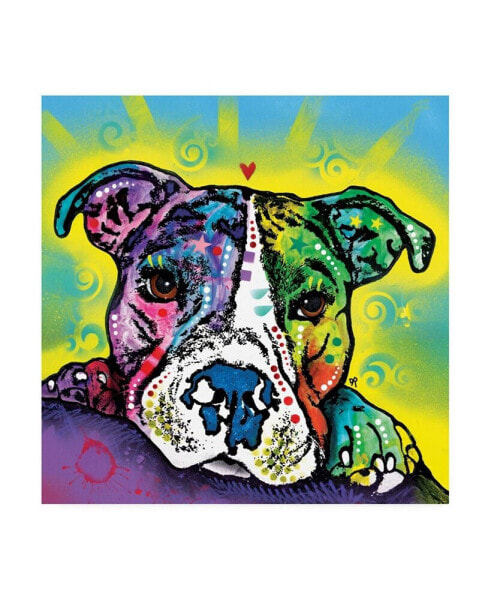 Dean Russo The Baby Pit Bull Canvas Art - 15" x 20"