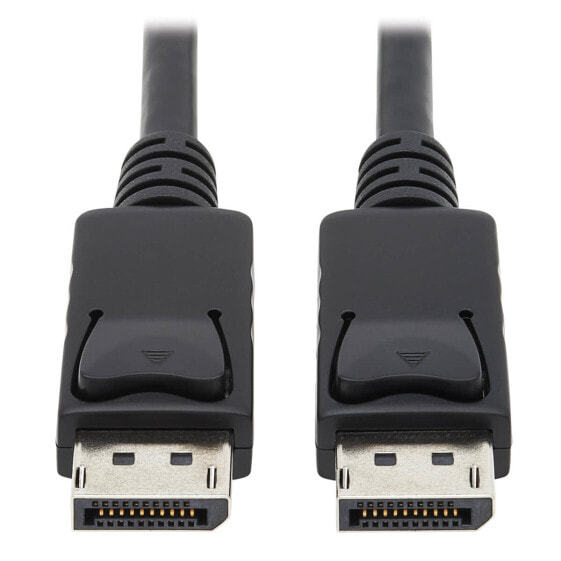 Tripp P580-010 DisplayPort Cable with Latching Connectors - 4K 60 Hz (M/M) - Black - 10 ft. (3.05 m) - 3.05 m - DisplayPort - DisplayPort - Male - Male - Black
