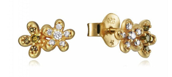 Серьги Viceroy Flower Gold Plated  VCD 61073E100-36