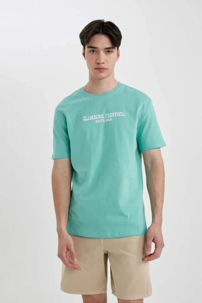 Erkek T-shirt B9004ax/gn1221 Green