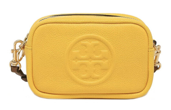 TORY BURCH Perry 相机 牛皮 斜挎小方包摄像包 迷你 女款 黄色 / Сумка TORY BURCH Perry 55691-787