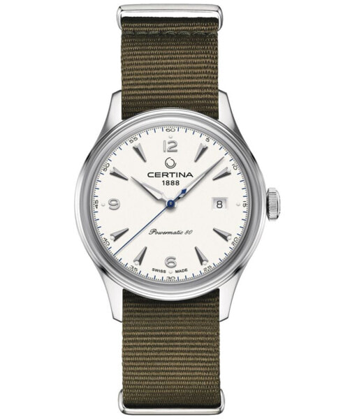 Часы Certina DS Green Strap Watch 41mm