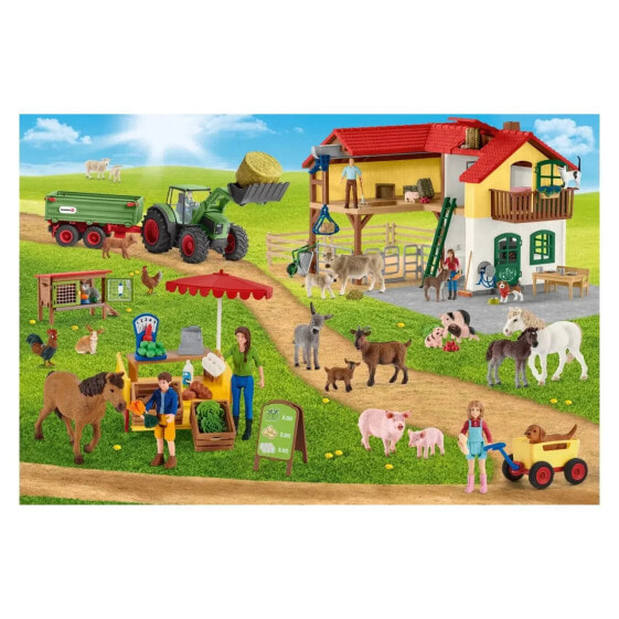 Puzzle Farm World Bauernhof und Markt