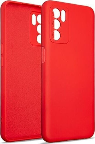 Beline Beline Etui Silicone Oppo A16/A16s/A16K czerwony/red