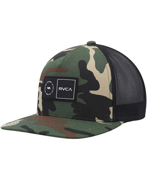 Men's Camo Platform Trucker Snapback Hat