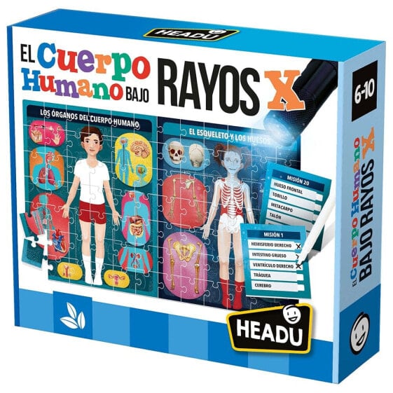 Развивающая игра Headu "Человеческое тело под рентгеном" для детей