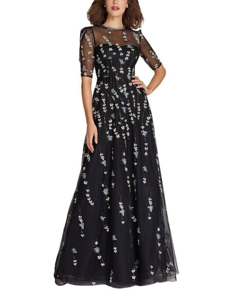 Teri Jon By Rickie Freeman Special Occasion Long Dress Women's 6