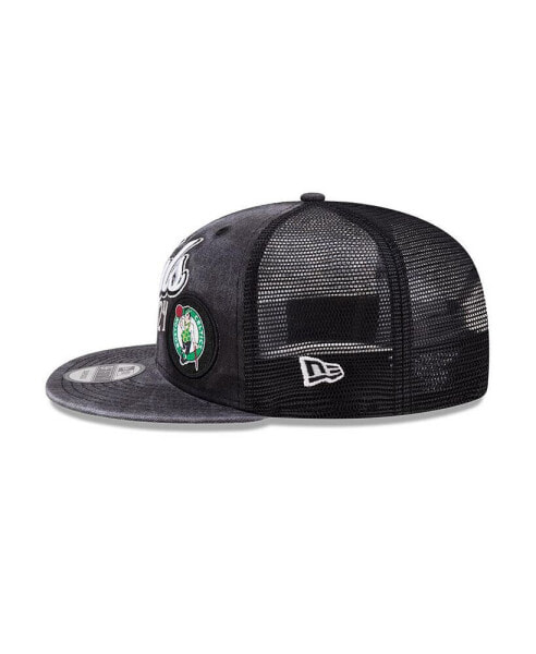 Men's Black Boston Celtics 2024 Eastern Conference Champions Locker Room 9FIFTY Snapback Hat