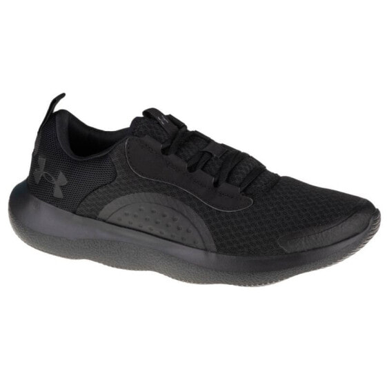 Мужские кроссовки спортивные для бега черные текстильные низкие Under Armour М 3023639-003