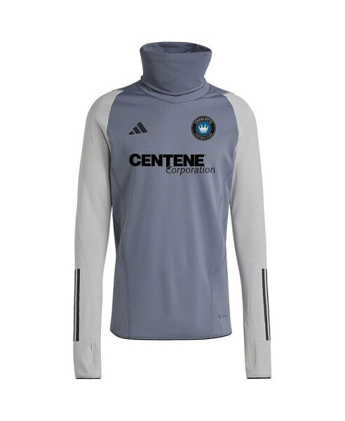 Верхняя одежда Adidas мужская теплая реглан COLD.RDY Gray Charlotte FC