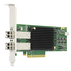 Emulex Broadcom LPE31002-M6 - Internal - Wired - PCI Express - Fiber - 1600 Mbit/s - Black - Green - Grey