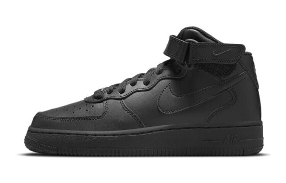 Кеды Nike Air Force 1 Mid LE черные детские