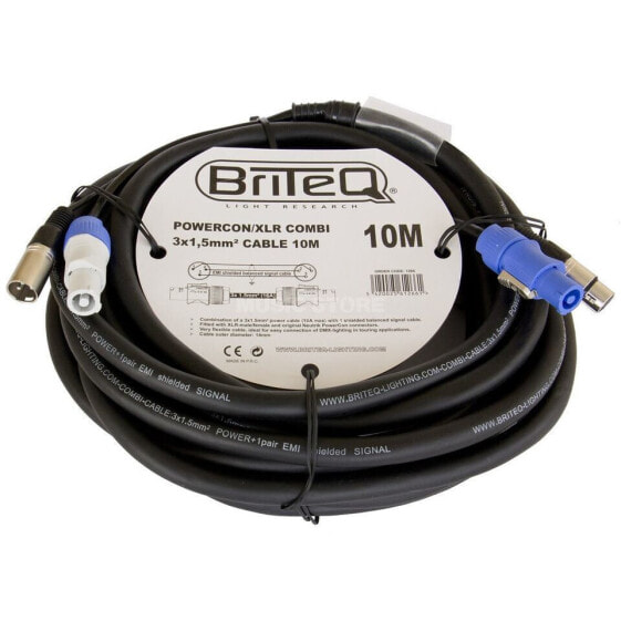 Briteq Power Twist/XLR PRO Combi Cable, 10m