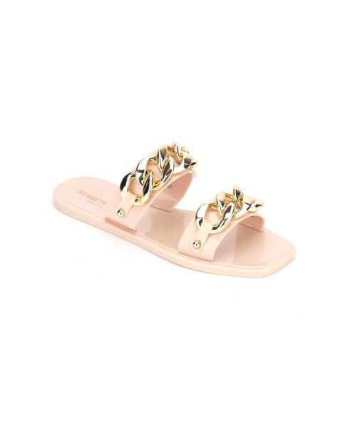 Women's Naveen Chain Jelly Slide Flat Sandals