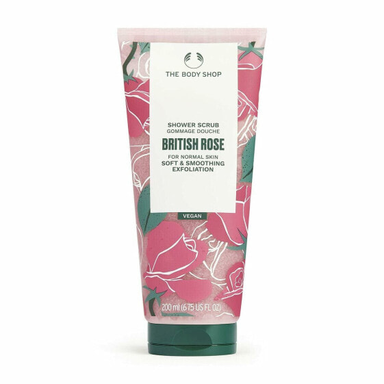 Отшелушивающее средство для тела The Body Shop British Rose 200 ml