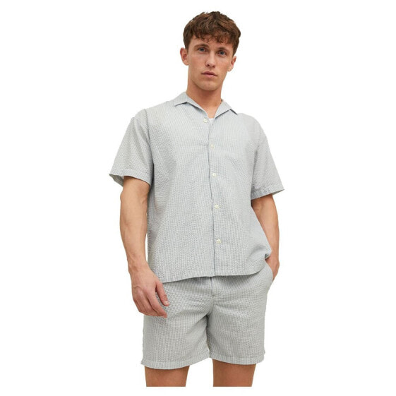 Рубашка Jack & Jones Palma Seersucker с коротким рукавом