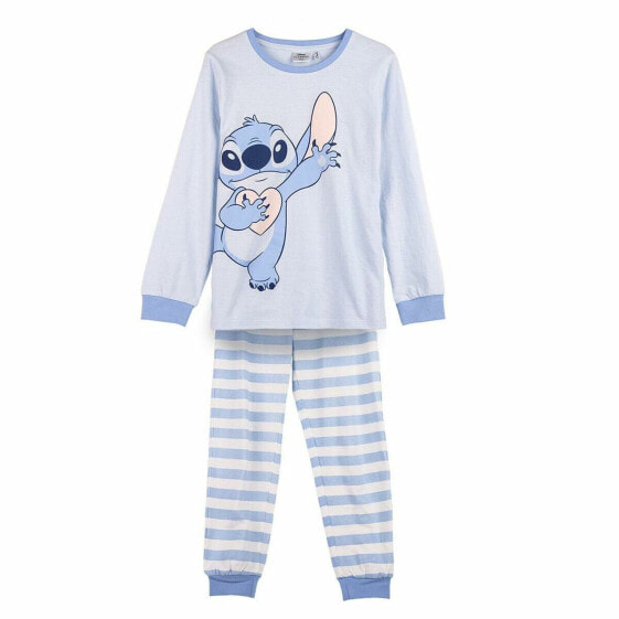 Children's Pyjama Stitch Light Blue