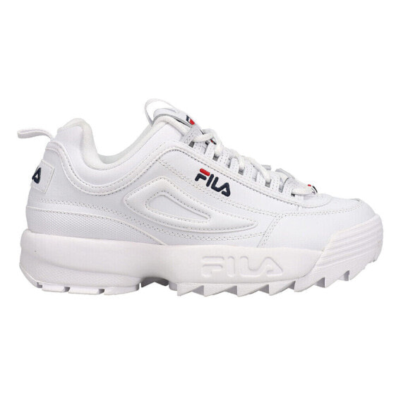 Fila Disruptor Ii Premium Lace Up Womens White Sneakers Casual Shoes 5FM00002-1