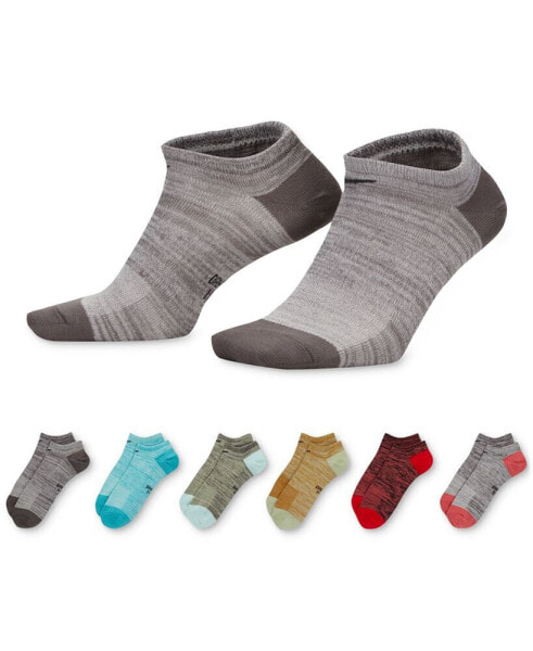 Women's Everyday Lightweight No-Show Training Socks 6 Pairs