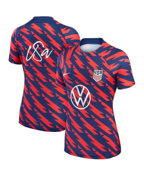 Women's Red USMNT 2023 Strike Drill Pre-Match Jersey