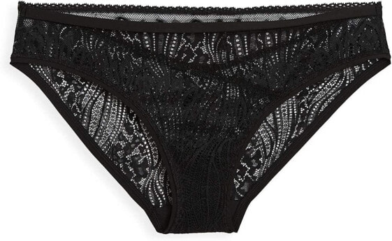 Calvin Klein Underwear 286487 Women CK Wave Lace Bikini Panties, Black, Size XS