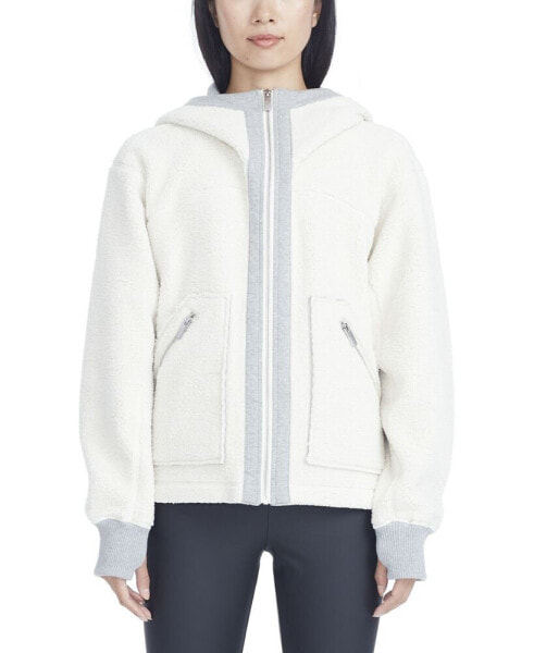 Женский куртка Marc New York Sport с искусственным мехом Bonded Faux Sherpa