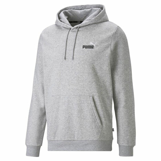 Толстовка с капюшоном мужская Puma Ess+ 2 Col Small Log Серый