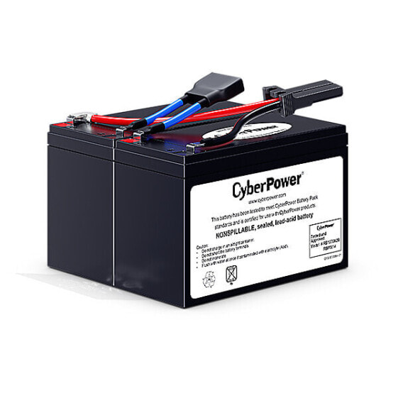 CyberPower Systems CyberPower RBP0014 - Sealed Lead Acid (VRLA) - 24 V - 2 pc(s) - Black - CyberPower PR750ELCD - PR750ELCDGR - 4.09 kg
