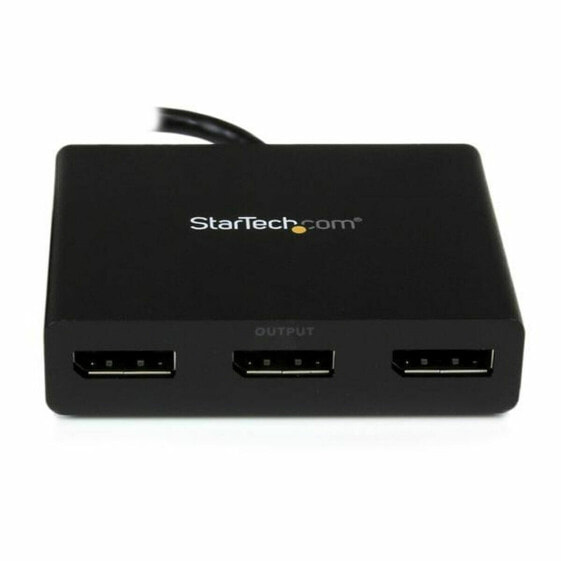 USB-разветвитель Startech MSTDP123DP Чёрный