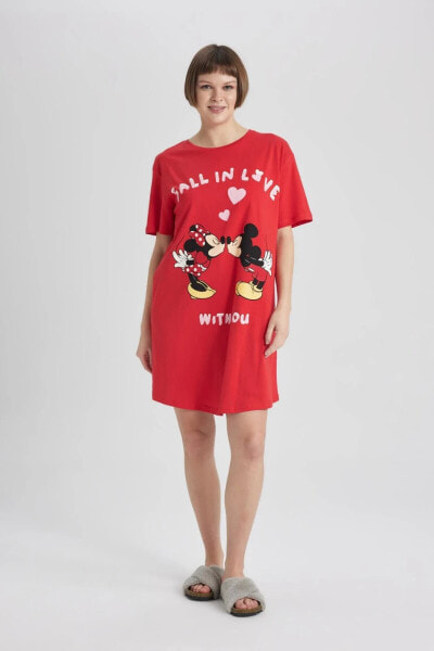 Пижама defacto Fall In Love Mickey & Minnie Red Nightgown