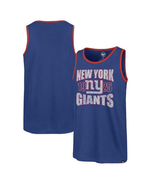 Men's Royal New York Giants Upload Franklin Tank Top