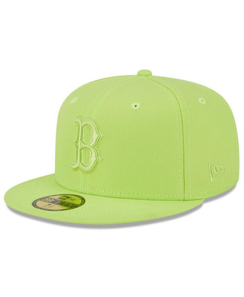 Men's Neon Green Boston Red Sox 2023 Spring Color Basic 59FIFTY Fitted Hat