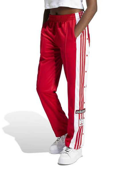 adidas Originals adibreak popper pants in red